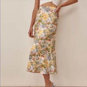Reformation Bea midi skirt